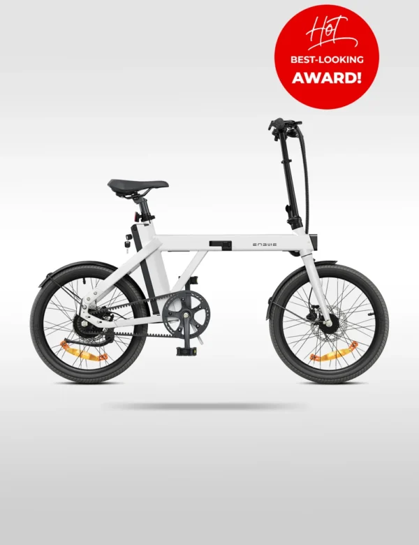 Engwe-P20-White-250W-20inch-Foldable-City-Ebike
