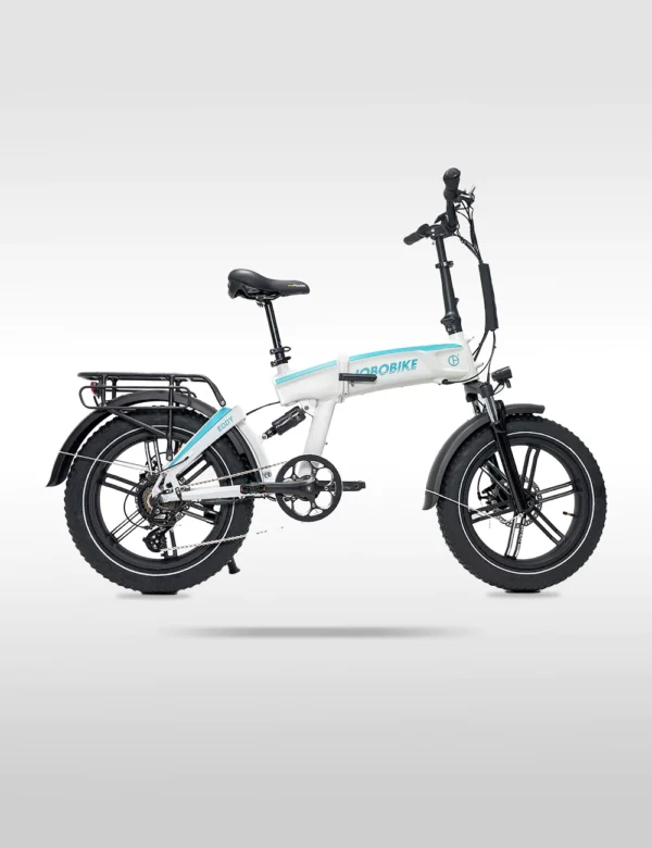 JOBOBIKE Eddy X – 20-Inch Folding Fat Tyre Electric Bike
